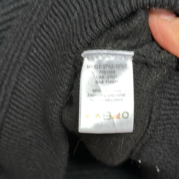 RD Style Black Ribbed Mockneck Sweater/Tunic Size S - Picture 7 of 8